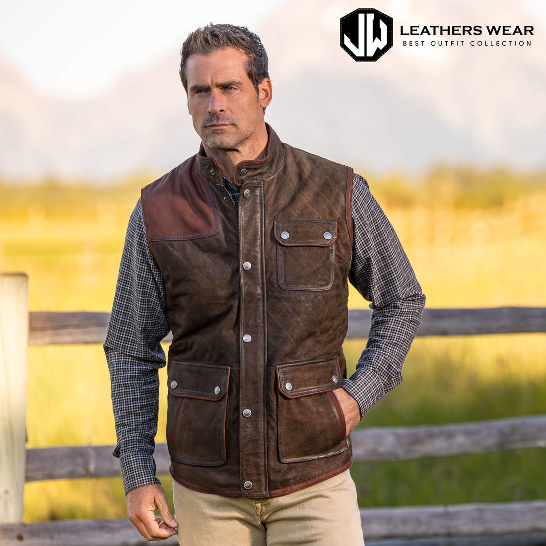How to Wear a Leather Vest with Jeans, T-Shirts & Jackets