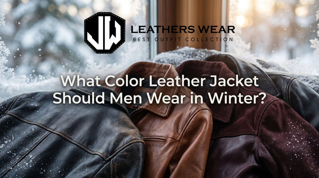 What Color Leather Jacket Should Men Wear in Winter?