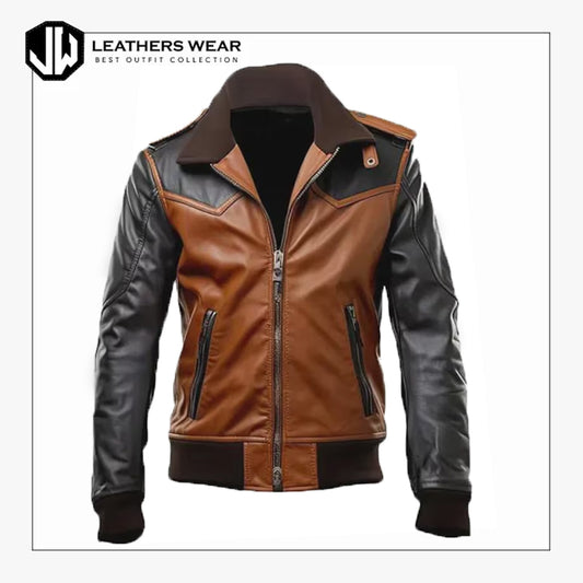 Aviator Mens Leather Jacket