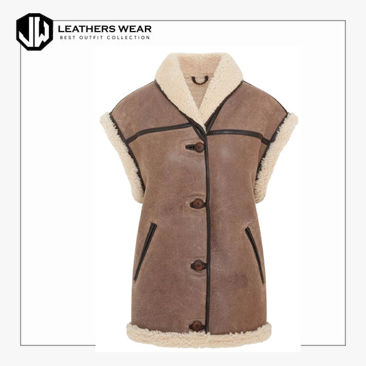 Aviator Warm Shearling Vest