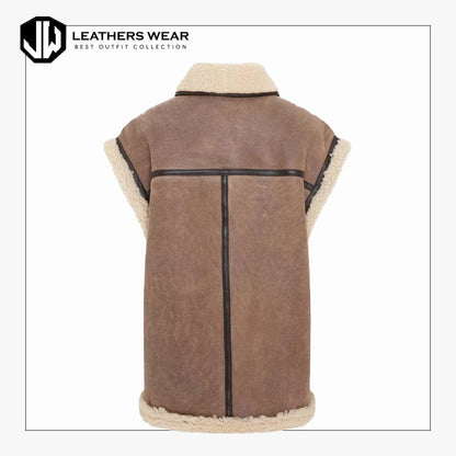 Aviator Warm Shearling Vest