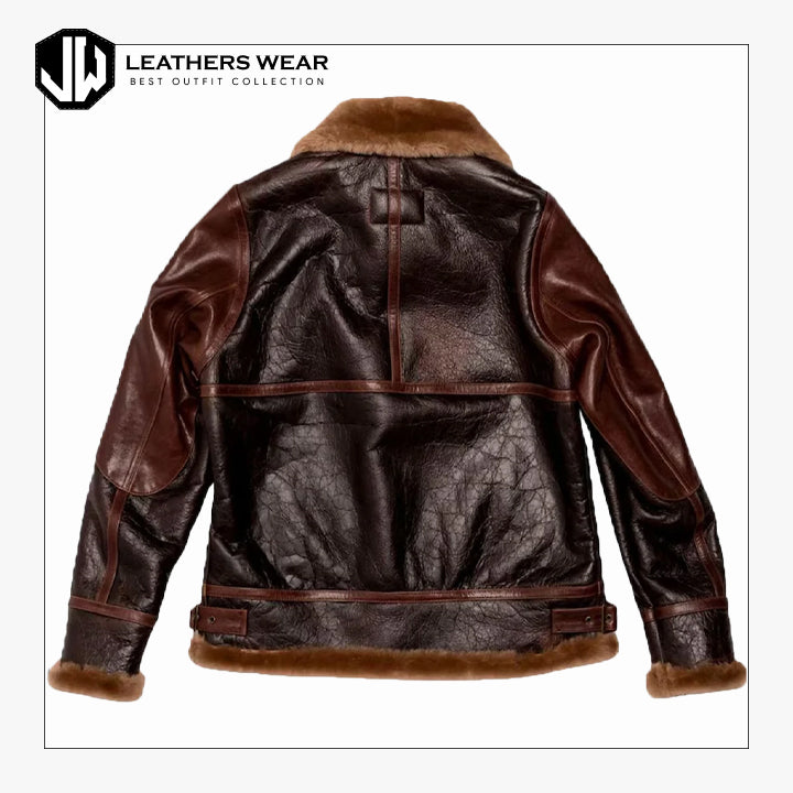 B3LeatherBomberJacketSheepskin1