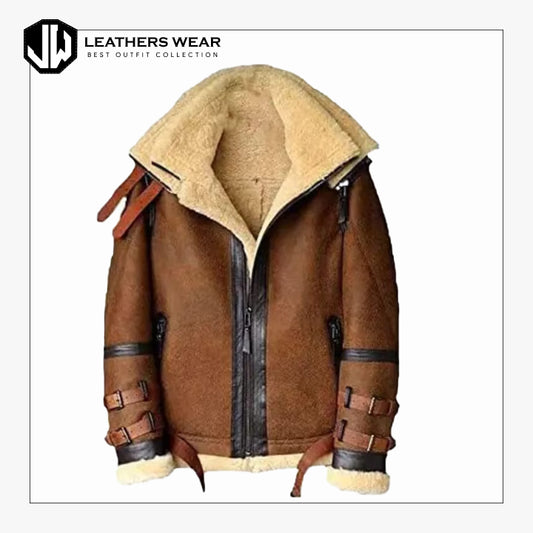 B3 Shearling Pilot Aviator Jacket