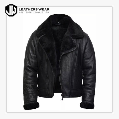 B3 Shearling Sheepskin Leather Jacket