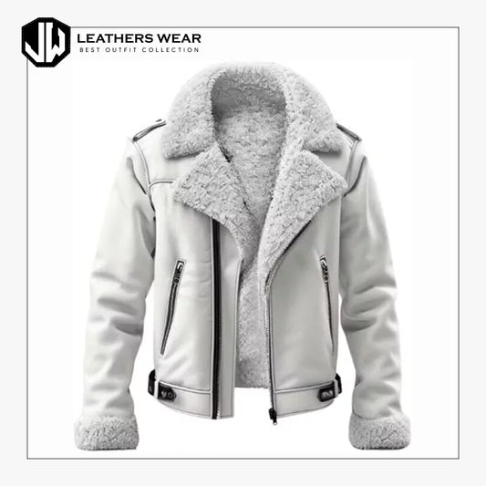 B3 Sheepskin Leather Bomber Jacket