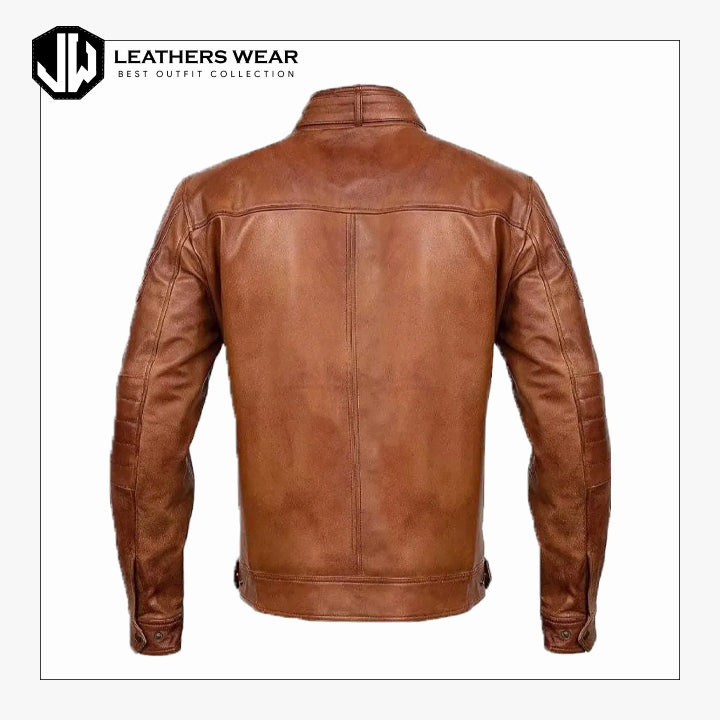 Best Brown Leather Trucker Jacket