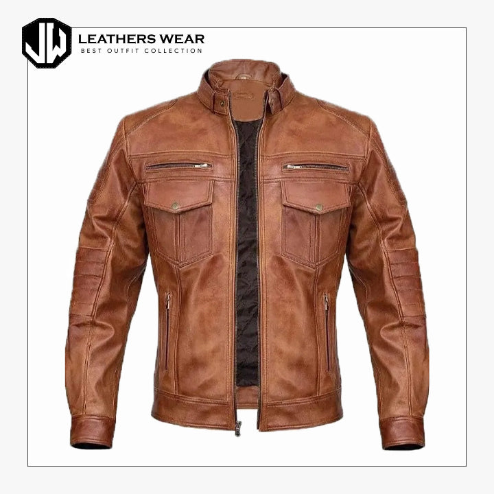 Best Brown Leather Trucker Jacket