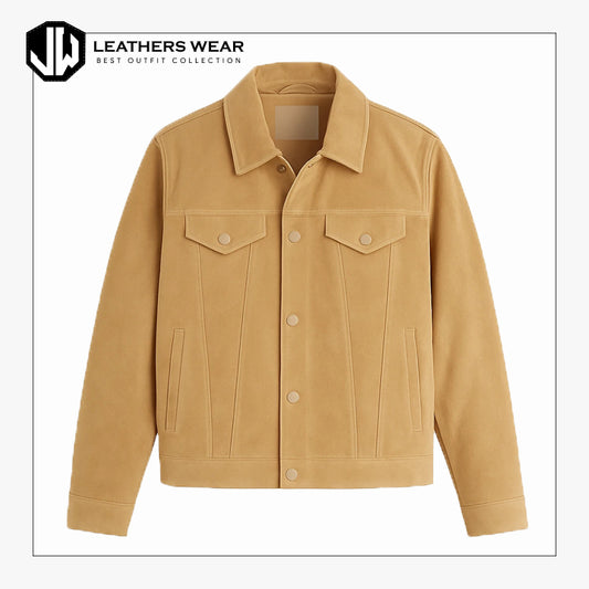 Biker Jacket Suede Mens