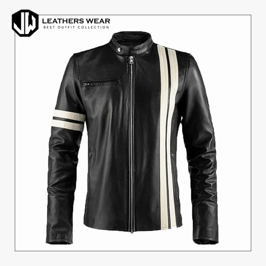 BlackBikerLeatherJacket