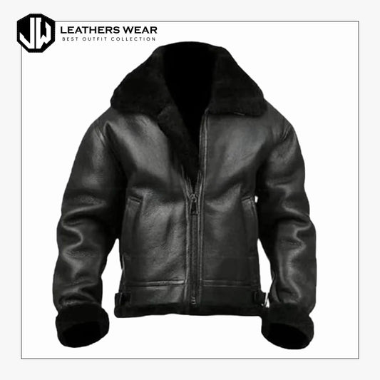 BlackLeatherAviatorJacket