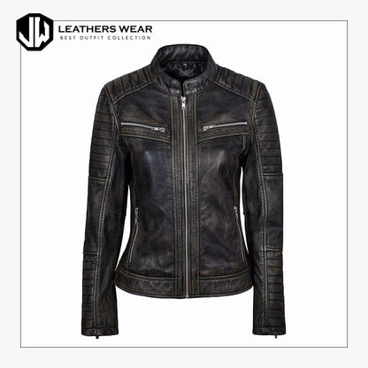 Black Leather Jacket Women