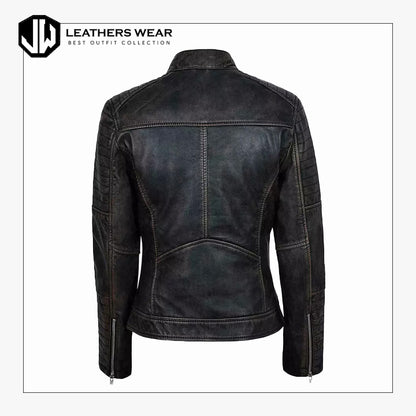 Black Leather Jacket Women