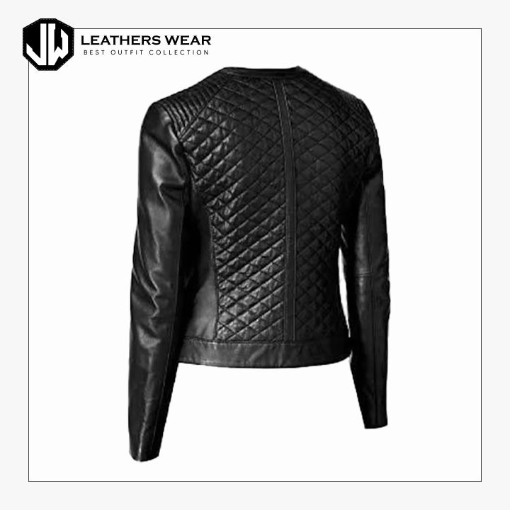 Black Leather Jacket Womens Motorcycle