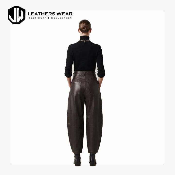Black Leather Pants Women