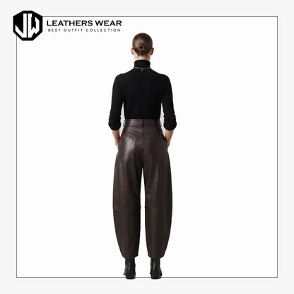 Black Leather Pants Women