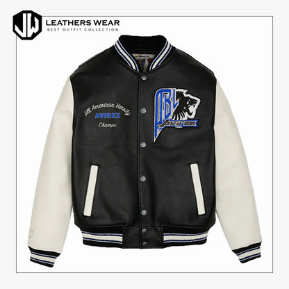 BlackLionsAvirexVarsityJacket