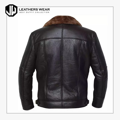 Black Real Shearling Jacket