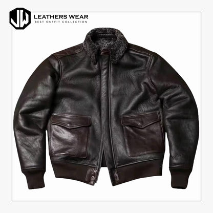 Brown Aviator Jacket