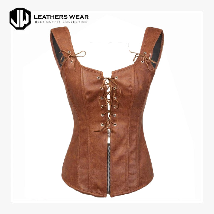 Brown Lace Corset