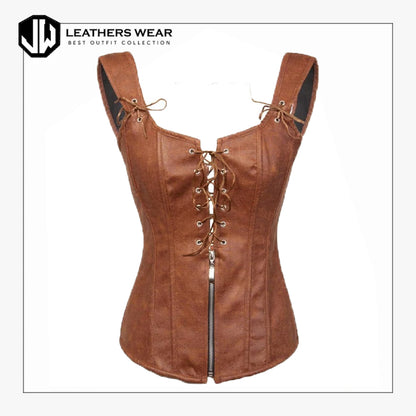 Brown Lace Corset