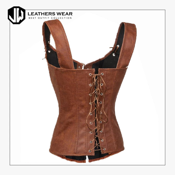 Brown Lace Corset