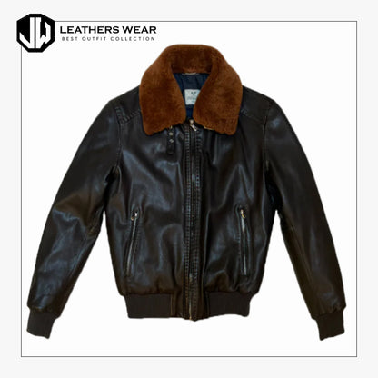 BrownLeatherFlightJacket