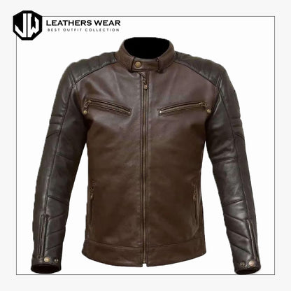 Brown Leather Jacket Fashion