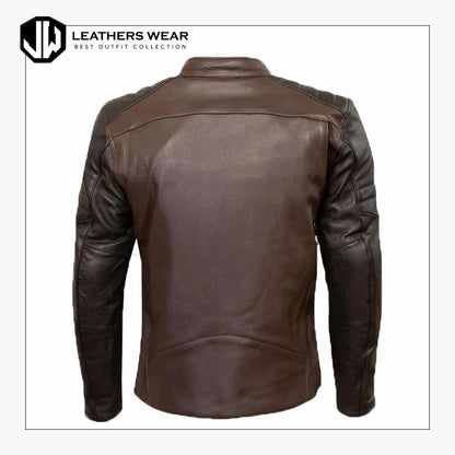 Brown Leather Jacket Fashion