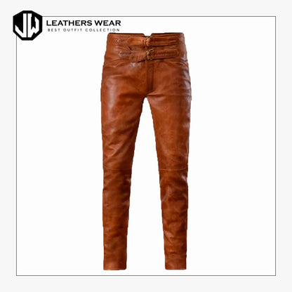 Brown Leather Pants