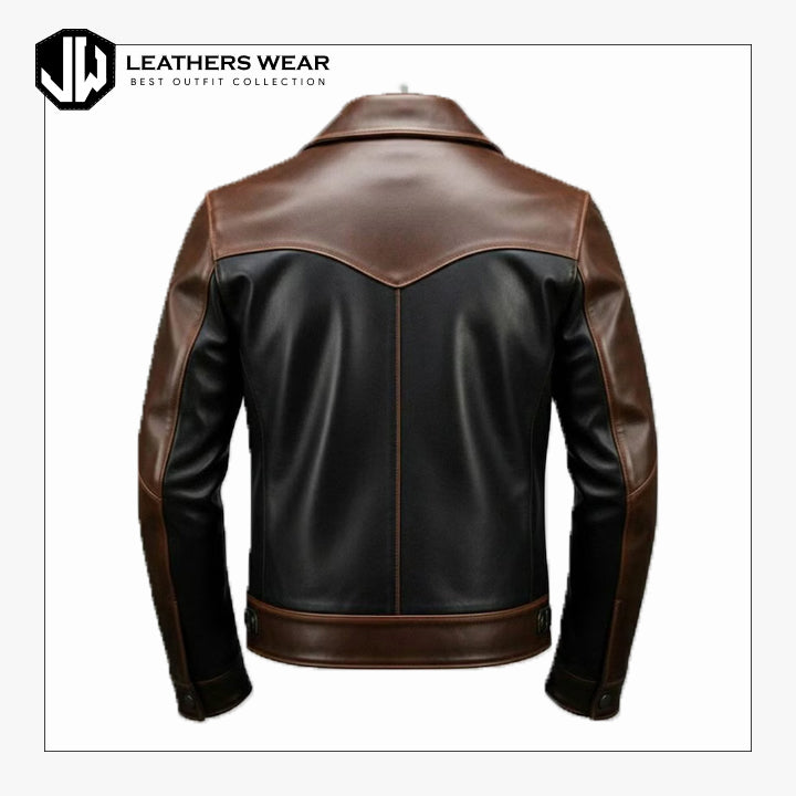 Brown Moto Jacket