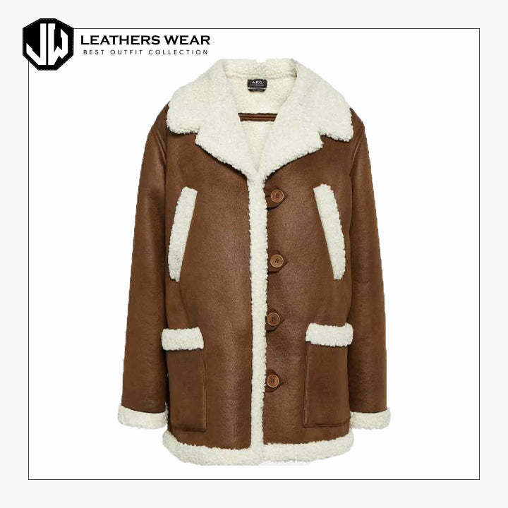 Brown Shearling Coat