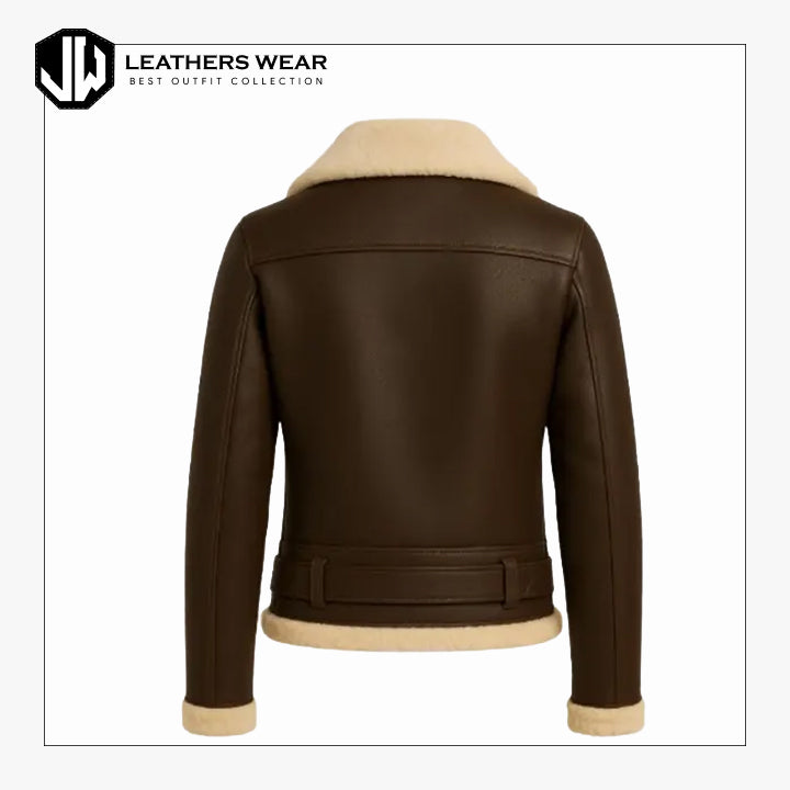 Brown Shearling Jacket Women