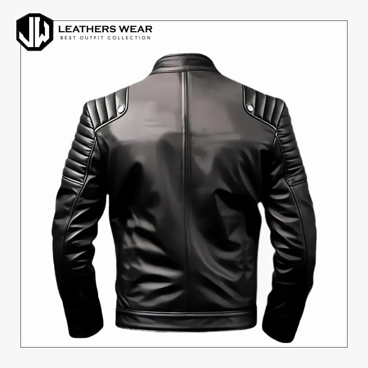 Café Racer Leather Jacket