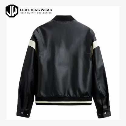 Casual Leather Jacket Outfits Men's