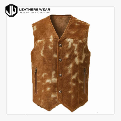 Cowhide Leather Vest