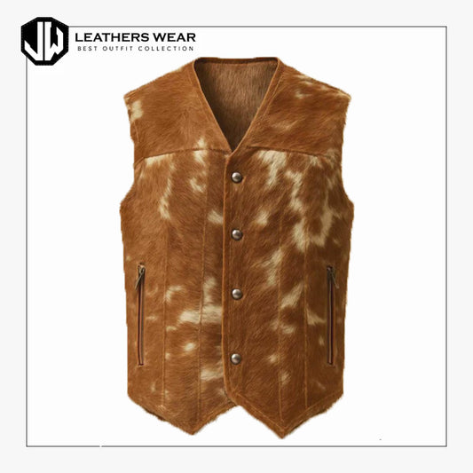 Cowhide Leather Vest