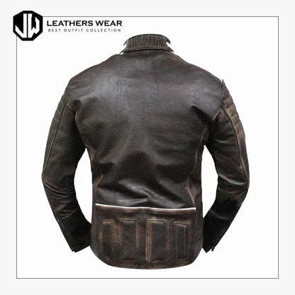 DistressedBrownStripedBikerLeatherJacket1