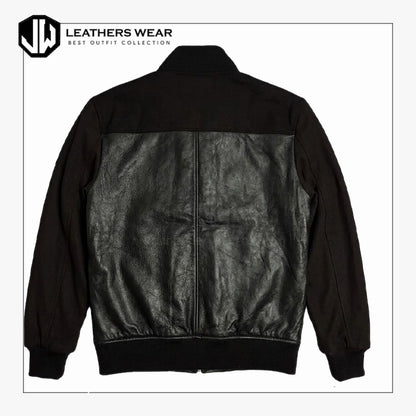 Dre Black Leather Jacket for Men