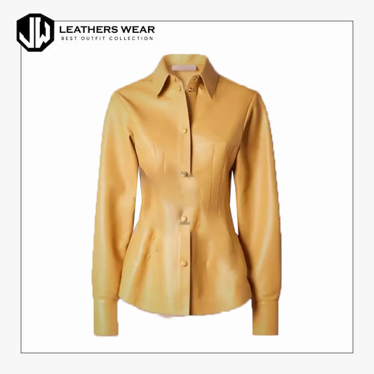 Female Leather Shirt