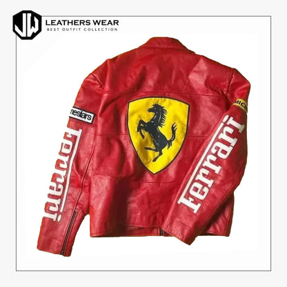 Ferrari Vintage Racing Leather Jacket