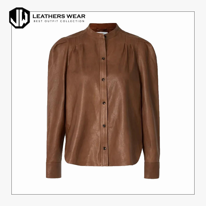 FrameTanLeatherShirt