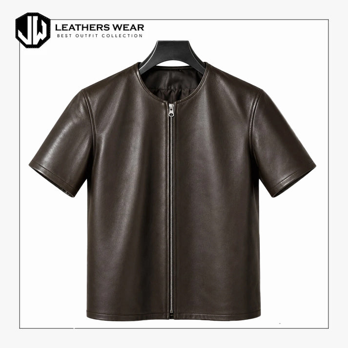 Genuine Lambskin Leather Shirt