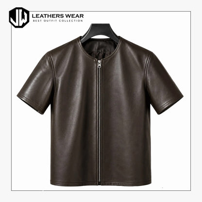 Genuine Lambskin Leather Shirt