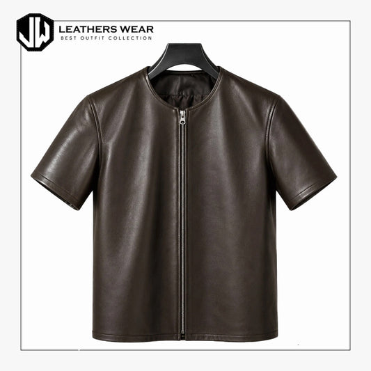 Genuine Lambskin Leather Shirt