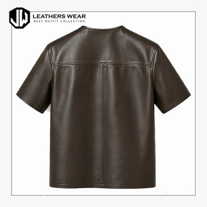 Genuine Lambskin Leather Shirt