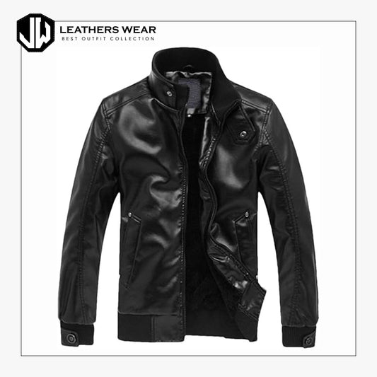 Genuine Leather Jacket Mens