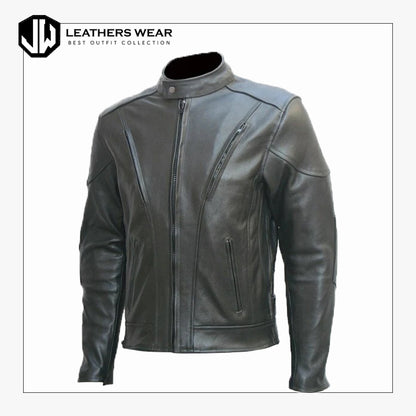 Genuine Leather Moto Jacket