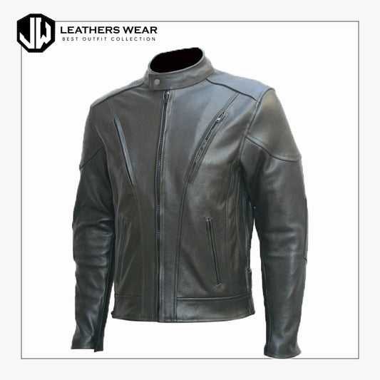 Genuine Leather Moto Jacket