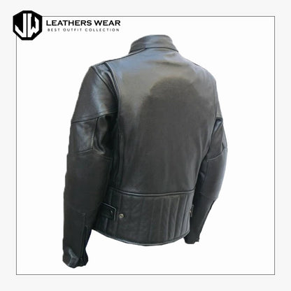 Genuine Leather Moto Jacket