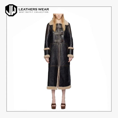 Genuine Shearling Coat